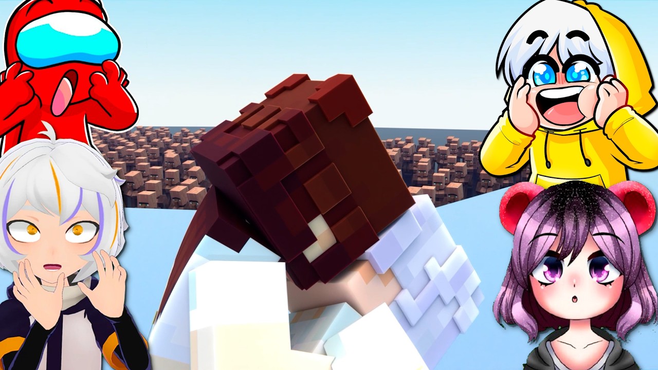 Los del Pueblo Reaccionan al BESO 🎬 PARTE 2 K-POP MINECRAFT HUNTERS | (K-Pop Demon Hunters)