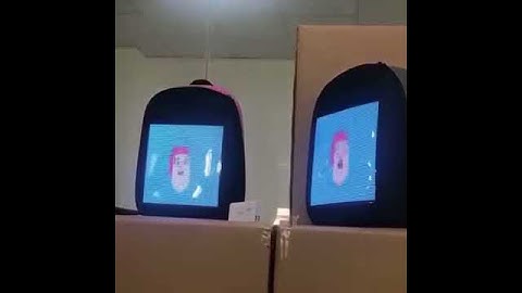 WiFi Dynamic LED Backpack Mobile App Program Management