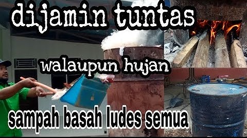 TEMPAT PEMBAKARAN SAMPAH DARI DRUM BEKAS