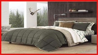 Eddie Bauer - King Comforter Set, Reversible Sherpa Bedding with Matching Shams, Cozy & Warm Hom