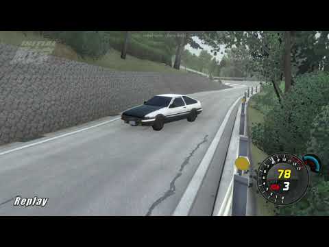 車可以撞，坡可以跳，秒數不可以慢   Initial Unity Toyota 86 伊呂波 下坡 4.04