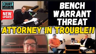 ATTORNEY TROUBLE UPDATE *  Lawyer Learns Judge Hunter's Court Rules * No Show For FTA Show Cause