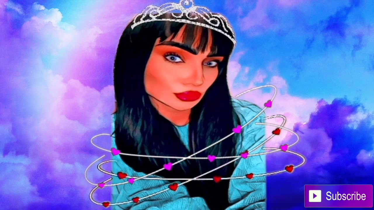 I made my own animated cartoon for YouTube beauty guru intro