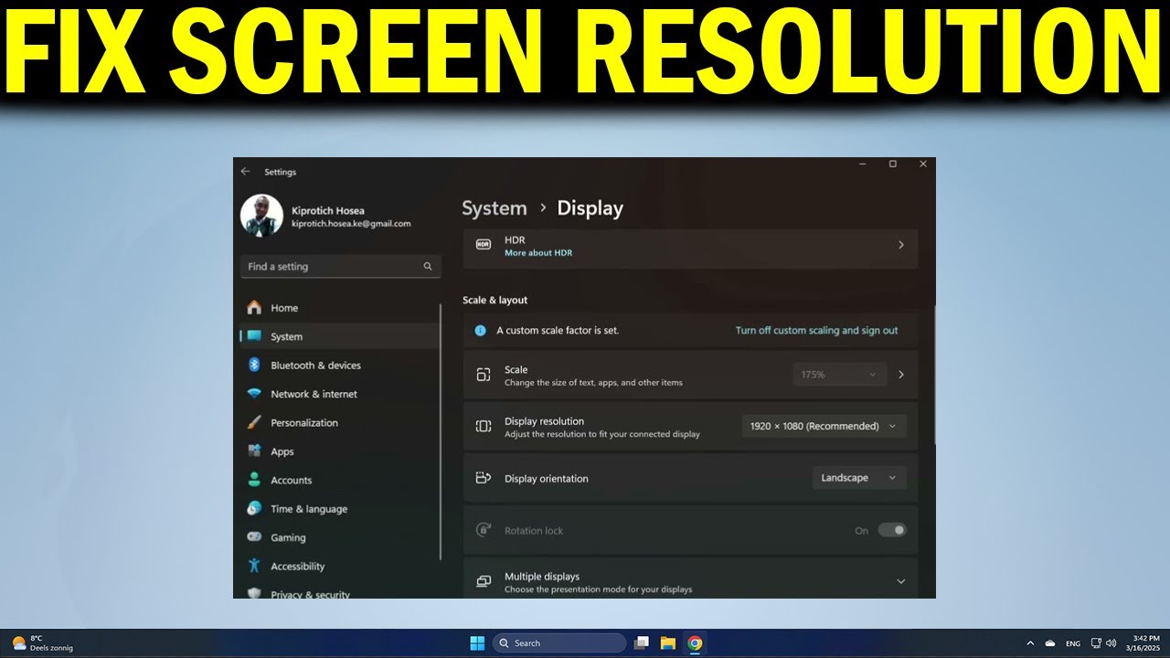 How To Fix Can’t Change Screen Resolution in Windows 11 & 10 - YouTube
