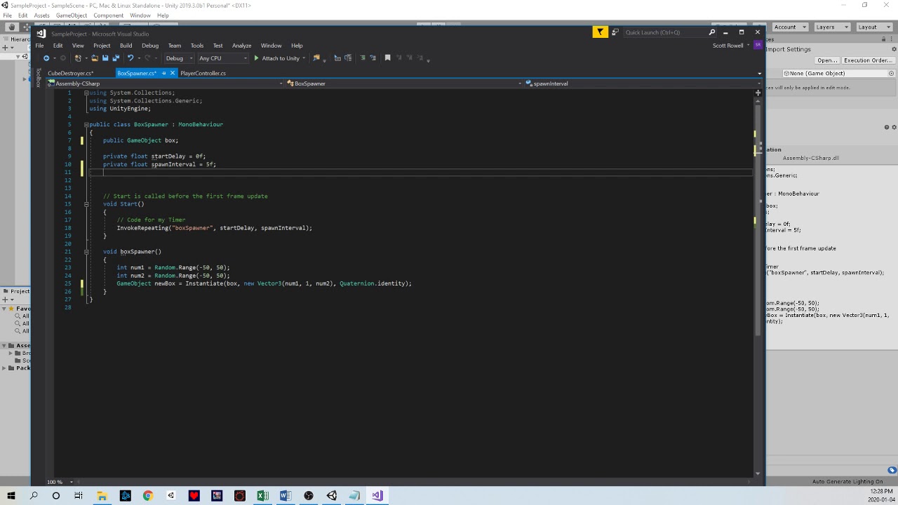 13 - Unity Variable Tracking - YouTube