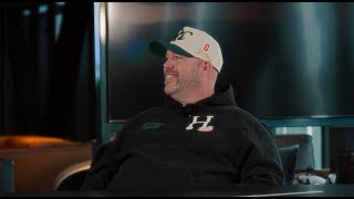 Oregon Ducks Football Equipment Administrator Kenny Farr With Marcus Harper: Oregon Nike Uniforms