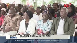 Teachers push for a 60% salary increase and a 30% rise in allowances