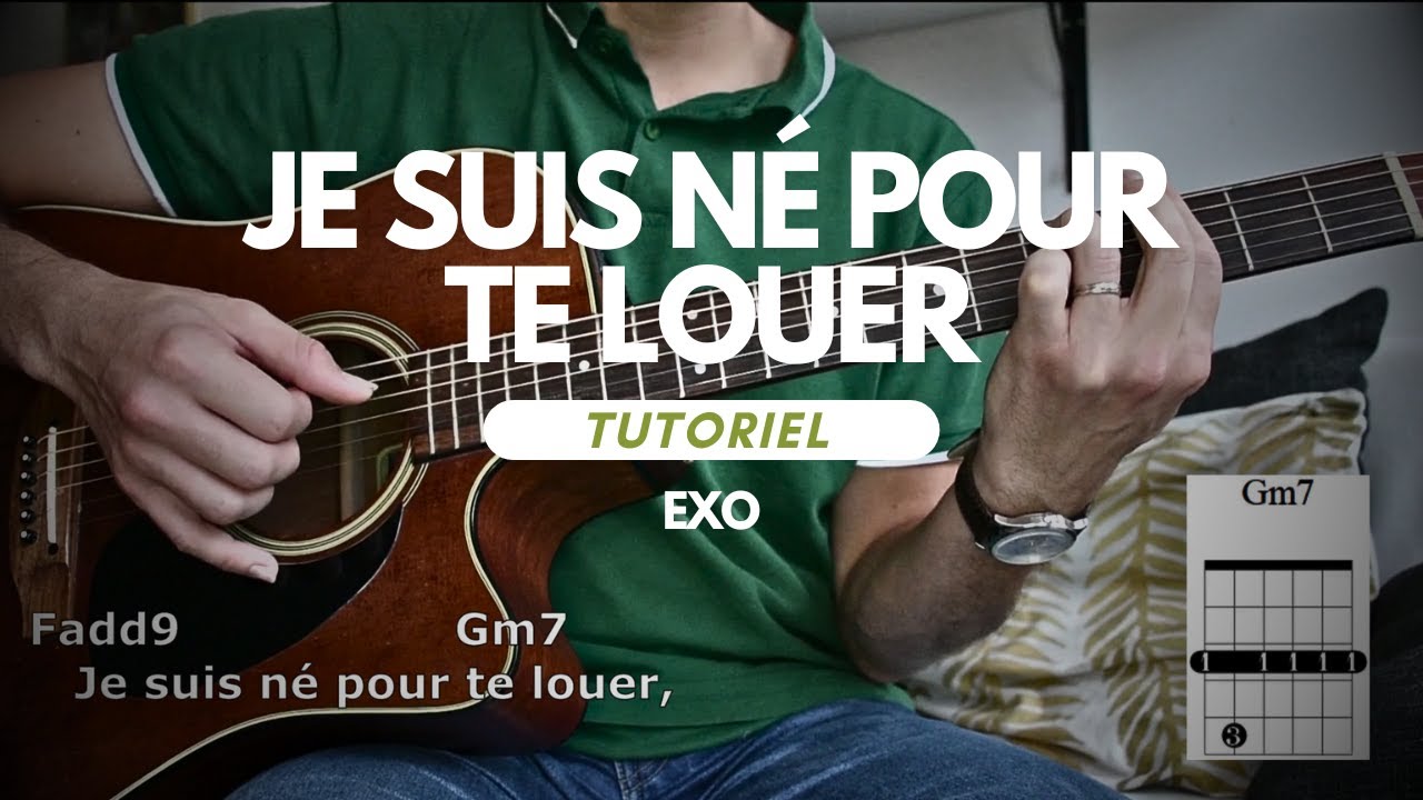 Je suis né pour Te louer - TUTO GUITARE - Exo Eclat 1 - YouTube