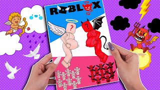 [🐾paper diy🐾] Rescue Pregnant Roblox Angels and Demons 로블록스 Unboxing Outfit ASMR Blind Bag블라인드백#Asmr