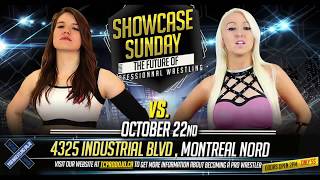T.c. Pro Wrestling Presents Showcase Sunday Flo Riley Vs Kleo Mallette