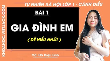 Tự nhiên xã hội lớp 1 - Cánh diều | Bài 1: Gia đình em - trang 8, 9, 10, 11 (DỄ HIỂU NHẤT)
