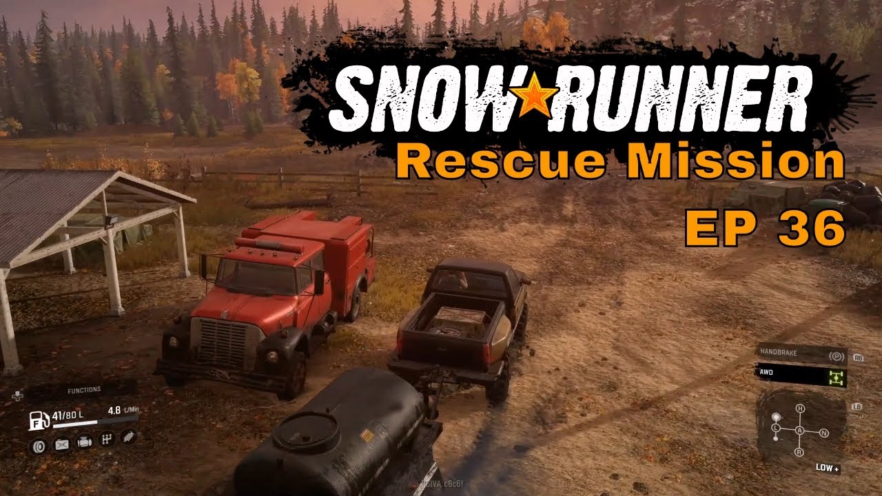 Snow Rescue Mission Snow Runner EP36 - Rescue Mission - YouTube