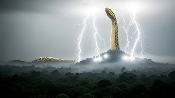 A Girl Alone Surviving In The Forest | A Giant Python Appears in the Ancient Forest