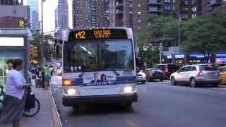 MTA ORION VII BUS 3920 ON THE M42 IN MANHATTAN 4K VIDEO