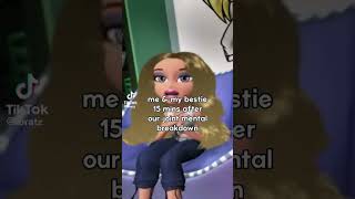 Me & my bestie 15 mins after our joint mental breakdown 👄 #bratz