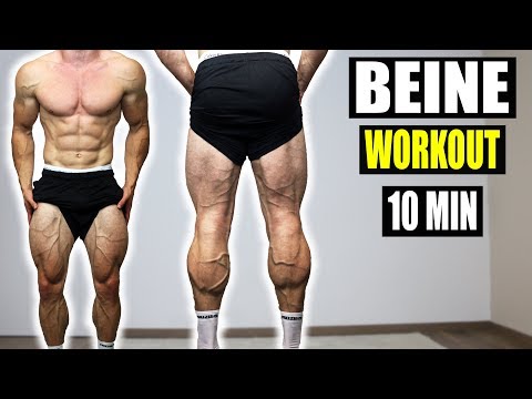 Video: Beste Beinübungen Für Männer: Übungen Für Geformte Waden, Quads Und Mehr