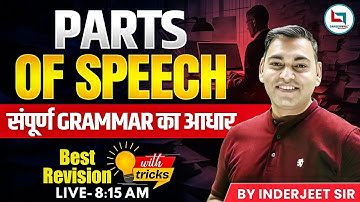 Parts Of Speech | In English Grammar With Examples | Noun/Pronoun/Adjective/Verb/Adverb/Preposition