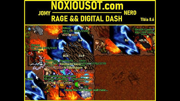 [Tibia 8.6] Rage vs Digital Dash - Thais Battle -  feat. Jomy && Nero - NoxiousOT