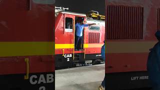 Assistantlocopilot leaving station with torching 👮 #locopilot #pilot #railway #shorts #shyam_hembram