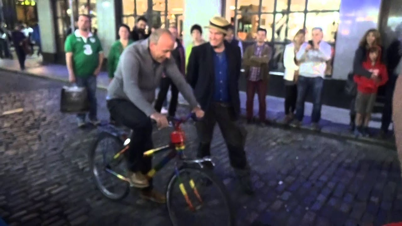 reverse steering bike