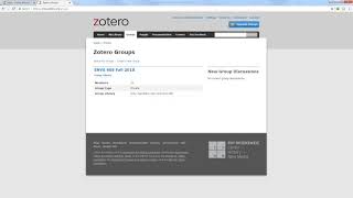 Zotero Folders & Groups