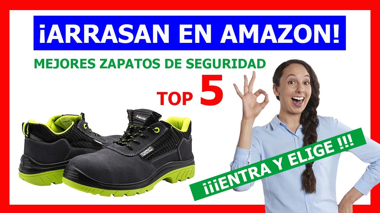 ✓ ZAPATOS DE SEGURIDAD CÓMODOS ✓¡¡DESCUBRE LOS MEJORES Zapatos de Seguridad  que ARRASAN en Amazon!!👈 - YouTube