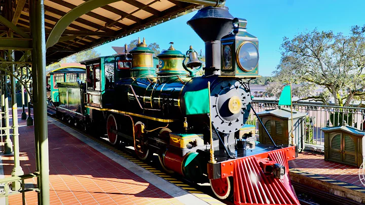 Erlebe den kompletten Fahrgenuss der Walt Disney World Railroad 2023 im Magic Kingdom Orlando Florida 2023