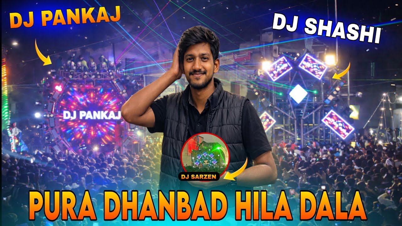 Shivratri Roadshow 2026 | DJ Pankaj, DJ Shashi & DJ Sarzen | Pura Dhanbad Hila Dala 