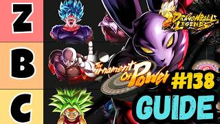 Season 138: Route, Team build & Best Characters - Tournament of Power - Dragon Ball Legends