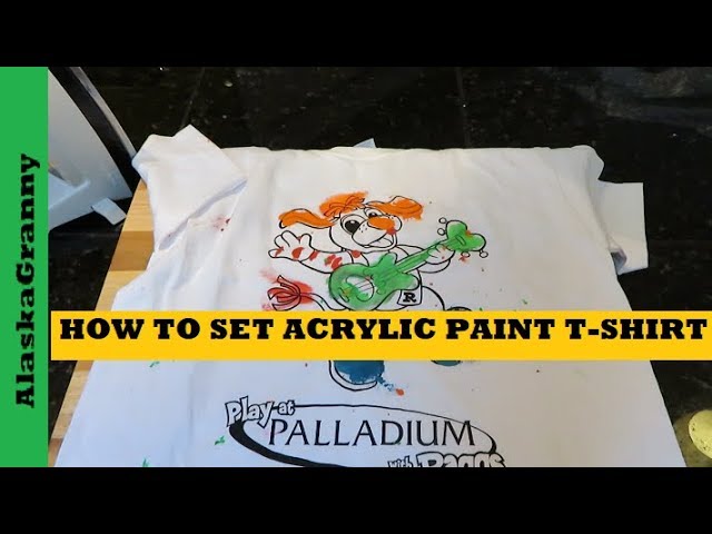 Painting on Clothing with ACRYLIC PAINT! (No Fabric Medium Needed!) 