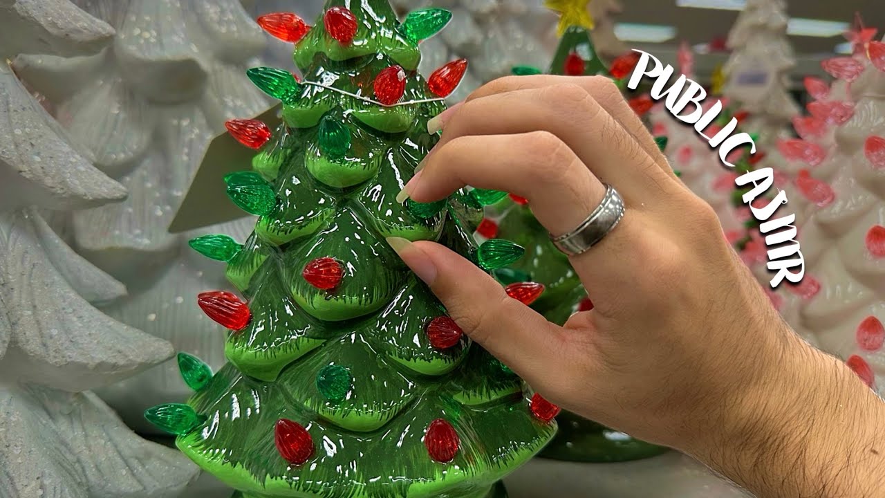 ASMR in Public at Burlington 🎄 - Lofi, Tapping, Scratching, Camera Tapping