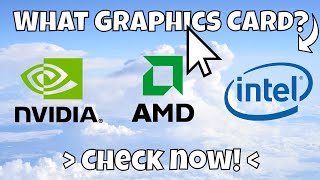 In this tutorial i show you how find out what graphics card(s) have
your computer, can check if intel hd card, nvidia geforc...