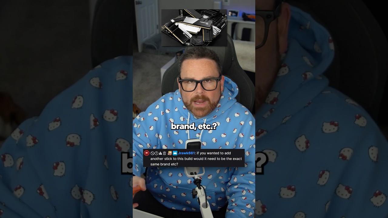 При добавлении оперативной памяти обязательно ли её объём должен быть точно таким же?