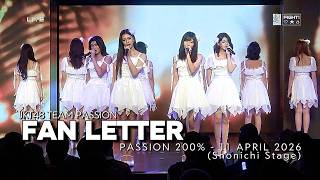 JKT48 Team Passion - Fan Letter | Passion 200% (Shonichi) - 11 April 2026