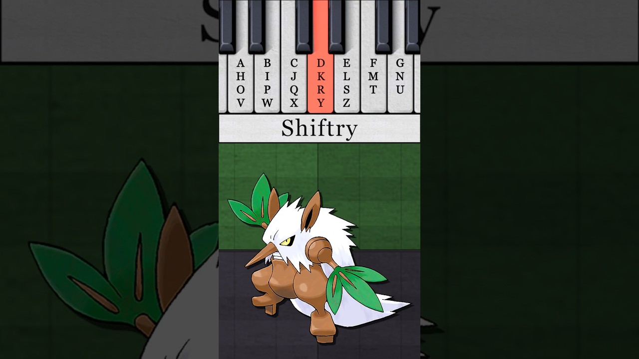 Seedot, Nuzleaf and Shiftry turned into a musical jingle! #pokemon #piano #jingle