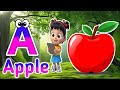 Phonics Song 2 with TWO Words in 3D - A For Airplane - ABC Alphabet Songs with Sounds for Children