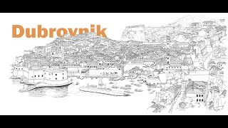 PERSPECTIVA Dubrovnik tercera parte, Wacom Intuos #art #ilustration #digitalart