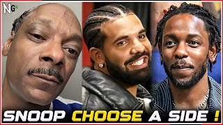 Snoop Dogg Reacts to Drake Using his Voice on Ai Kendrick Lamar DISS (Taylor Made Freestyle)