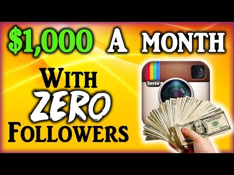 Are you ready to learn how earn money on instagram? let me show can make $1,000 per month instagram starting today. $200 - $500...