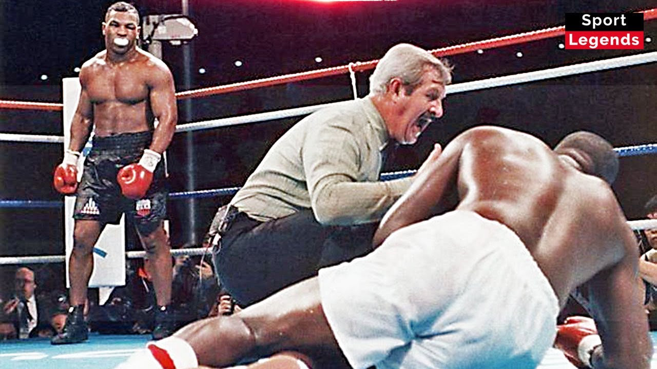 Buster Douglas' knockout of Mike Tyson cut in the style of Rocky