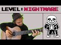 5 Levels of MEGALOVANIA: Jazz Version (Guitar)