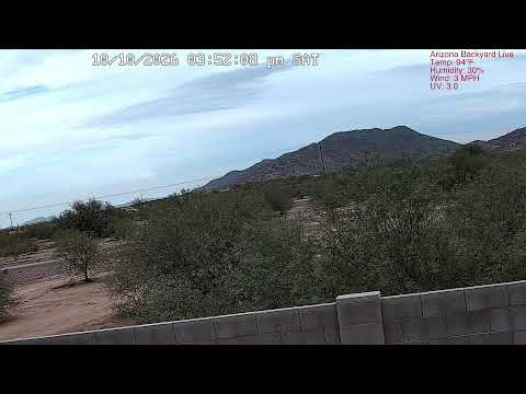 Arizona Backyard Live Camera – Desert Wildlife & Weather live camera thumbnail