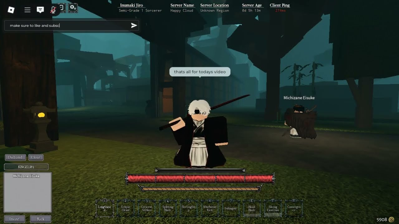 Showcasing The Legendary Crimson Augury Weapon Build In Roblox Heian 