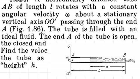 q 1.325 fluid mechanics irodov