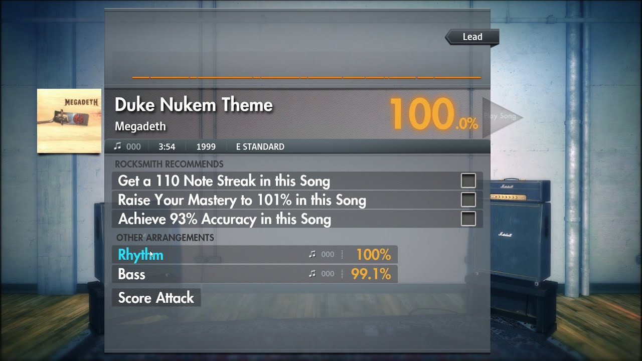 RockSmith - CDLC - Rhythm - Megadeth "Duke Nukem Theme"
