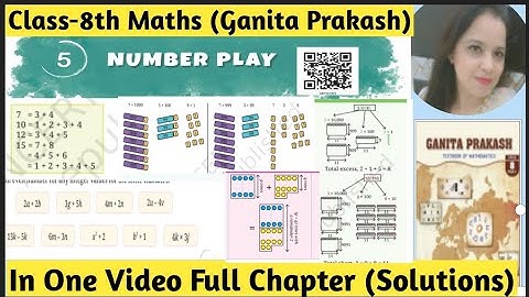 NCERT Class -8th Maths Ganita Prakash |  Chapter -5 Number Play |  Full Chapter Figure It Out 