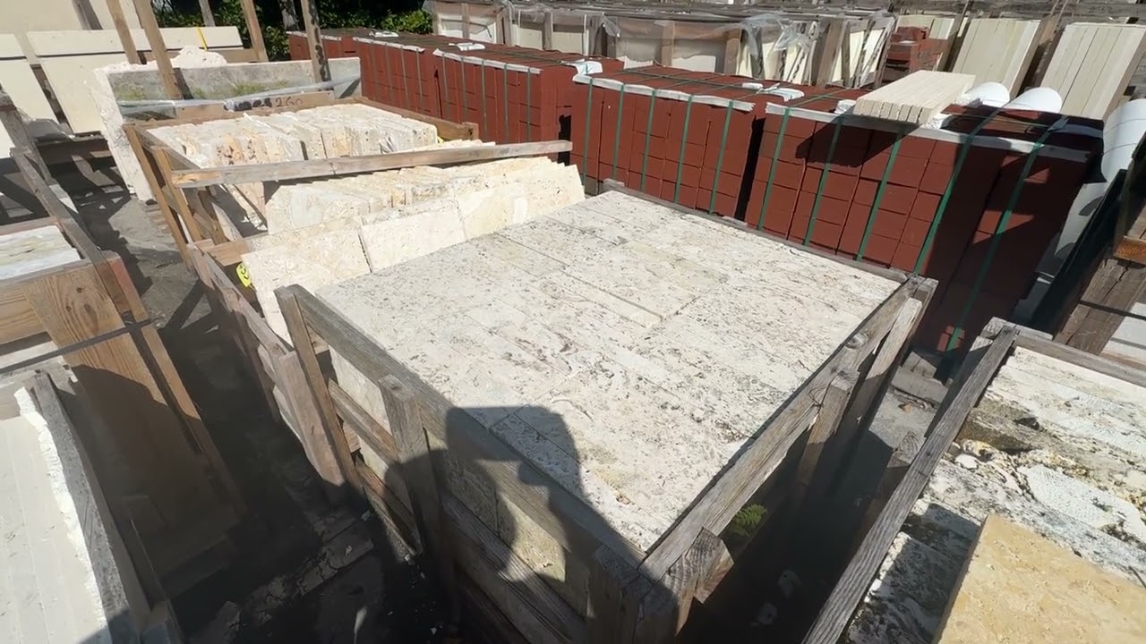 lot 32 2 pallets calypso coral stone