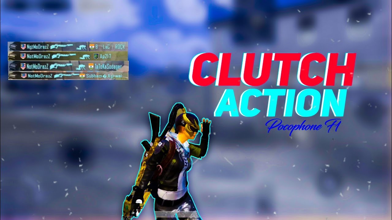 CLUTCH ACTION ⚡ | 5 Finger Claw + Gyroscope | PUBG MOBILE Montage - YouTube