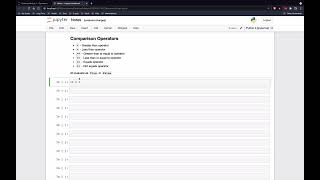 05 Comparison Operators