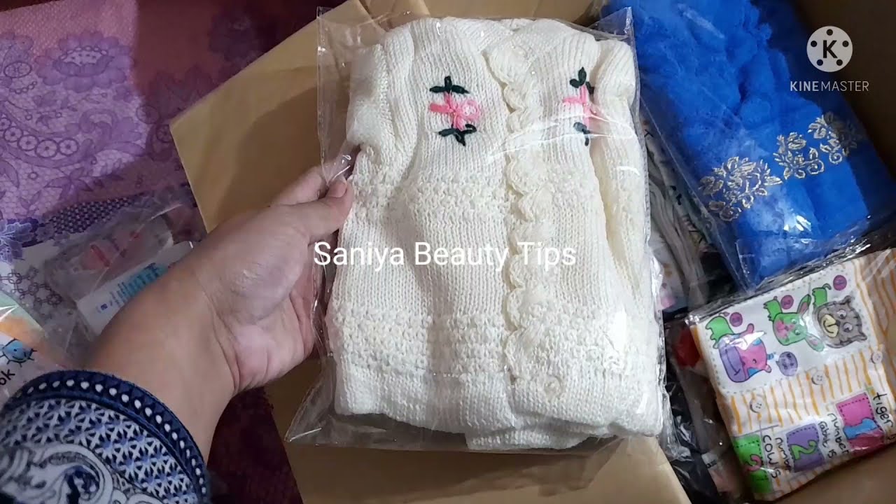 New baby ka Saman aya Naani ke ghar se 🥰🤩 #newbornbaby #babylove  #babydressdesign2021 #viralvideo